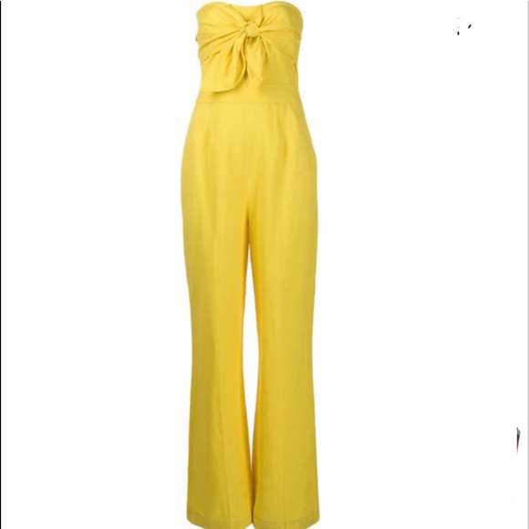 Derek Lamb 10 Crosby Alene-Tie Strapless Jumpsuit - Picture 4 of 15